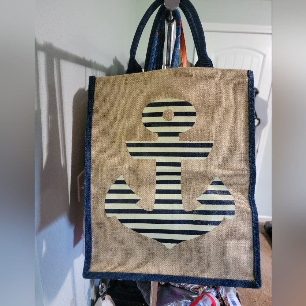 Burlap tote